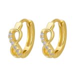 color: Gold Infinity Earrings