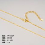 color: 0.13cm lobster clasp cross chain (40+5cm) / Style: white gold