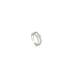 color: white gold / size: Open Ring