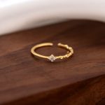 color: GOLD / size: Opening adjustable