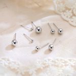 color: white gold / Style: 4mm