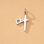 color: Y4 leaf [single pendant]] / Style: white gold