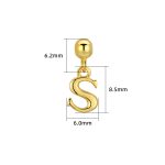 color: S (single pendant) / Style: white gold
