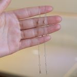 S925 Sterling Silver Plated 18K Gold Zircon Bracelet Exquisite Ins Style Mini Fine Bracelet Stacked Japanese Style Light Luxury Simple Women's HME