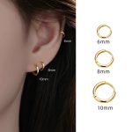 color: Gold inner diameter 12mm
