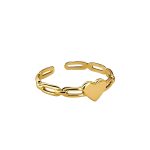 color: 14K Gold / size: Open Ring