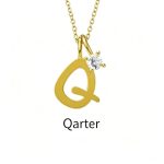 color: 14K Gold Q-Chain Set