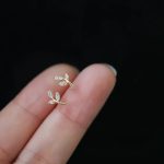 color: Gold Pair (with Silver Ear Plug)