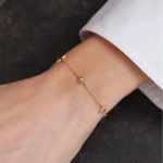 S925 sterling silver plated 14K gold six-pointed star bracelet women's light luxury design 2025 new high-end ins style Ouni Na
