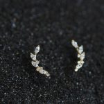color: 18K gold pair (including silver ear plug)