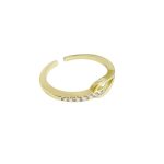 color: 14K Gold / size: Open Ring