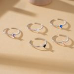 color: White Gold [White Zirconium]] / size: Opening adjustable
