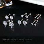 color: White gold -2MM pair