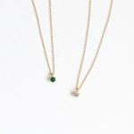 color: 14K Gold (White Diamond) / size: 925 Silver 45cm Adjustable