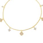 color: White Stone +14K Gold