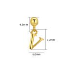 color: V (single pendant) / Style: white gold