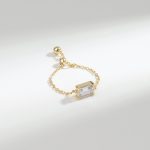 color: 14K Gold / size: Push-pull adjustable