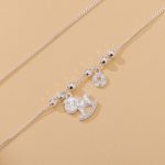color: Ice Ice Trojan Necklace-Silver