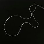 color: White gold 40+5cm extension chain