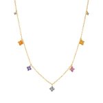 color: Four-leaf clover necklace [gold]]