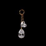 color: White gold hanging piece