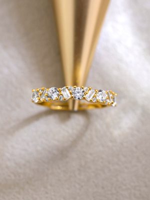 S925 Sterling Silver Light Luxury Rig Ring Women's Super Flash Exquisite Zircon Finger Ring Adjustable Design Ring