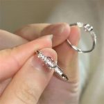 color: White gold opening design / size: Opening adjustable