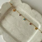 color: Colored stone +14K gold