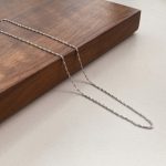 color: Water wave chain [40+5cm]] / Style: white gold