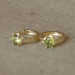 color: Olive Green Gold Pair