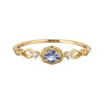 color: Gold-Tanzanite / size: US Code 7