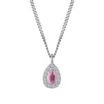 color: White Gold-Pink Zirconium
