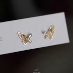 color: 14K gold pair (including silver ear plug)