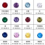 color: medium color garnet red January / Style: White gold pendant