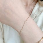 Classic S925 Silver Plated 18K Gold Bracelet Design Ins Style Full Diamond Star Flower Inlaid Zircon Bracelet