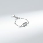 color: White Gold-White Zirconium / size: Push-pull adjustable