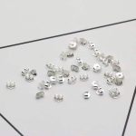 color: Silver Plated White Gold-Earplugs