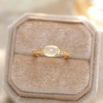 color: Grape stone ring / size: US Code 7