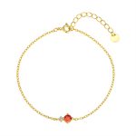 color: July [Orange Zirconium]] / Style: GOLD
