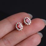 color: 18K gold pair (including silver earplugs)