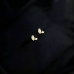 Spice Girls 925 Silver Plated 18K Gold Zircon Mini Ear Nail Ear Hole Ear Bone Nail Design Overlapping Neutral Minimalist
