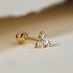 color: 14K gold pair (with screw plug)
