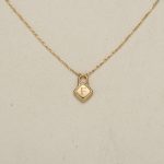 color: 18K Gold / size: Letter A