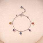 color: Four-leaf clover bracelet [white gold]]
