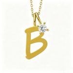 color: 14K Gold B- Chain Set
