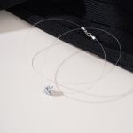 color: 6mm eight heart eight arrows zircon / Style: White gold 45cm