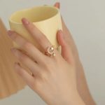 color: Gold / size: Opening adjustable