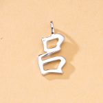 color: L2 Lu [single pendant]] / Style: white gold
