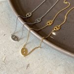Light Luxury S925 Silver Plated 18K Gold Cold Style Pig Nose Necklace Women's Ins Design Clavicle Chain Elegant High-grade