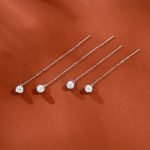 color: White gold 7mm/pair